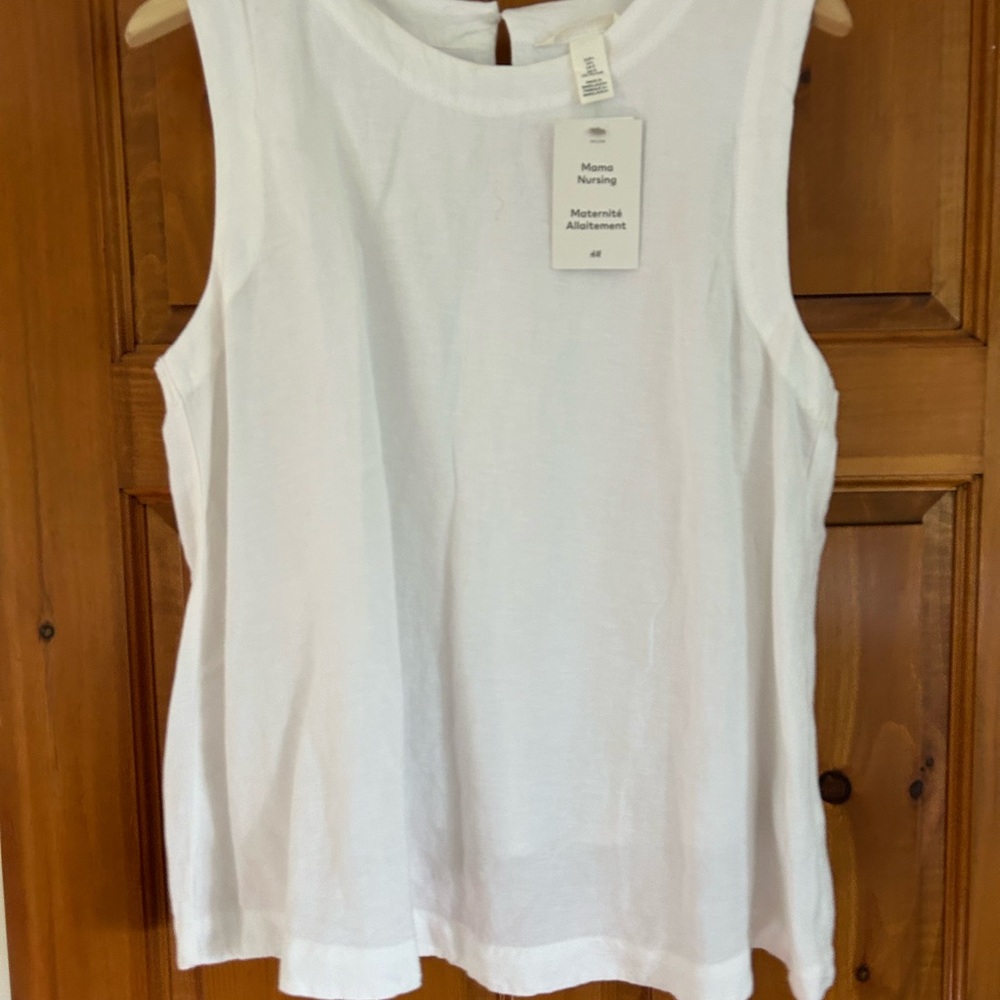 H&M Classic White Tank Top